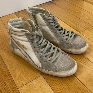 Golden goose slide high tops in size EU 43